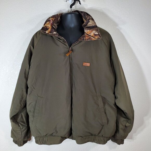 Woolrich Mens 2XL Reversible Camo Hunting Hooded Jacket Outdoor Guide Collection - Picture 13 of 16